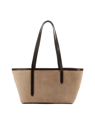 ATP Atelier Gaiba printed-lizard suede tote bag - Neutrals - サムネイル1