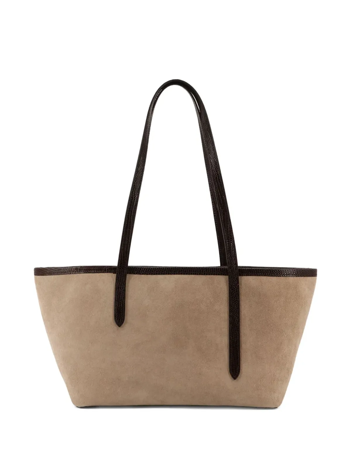 ATP Atelier Gaiba printed-lizard suede tote bag - Neutrals - 画像2