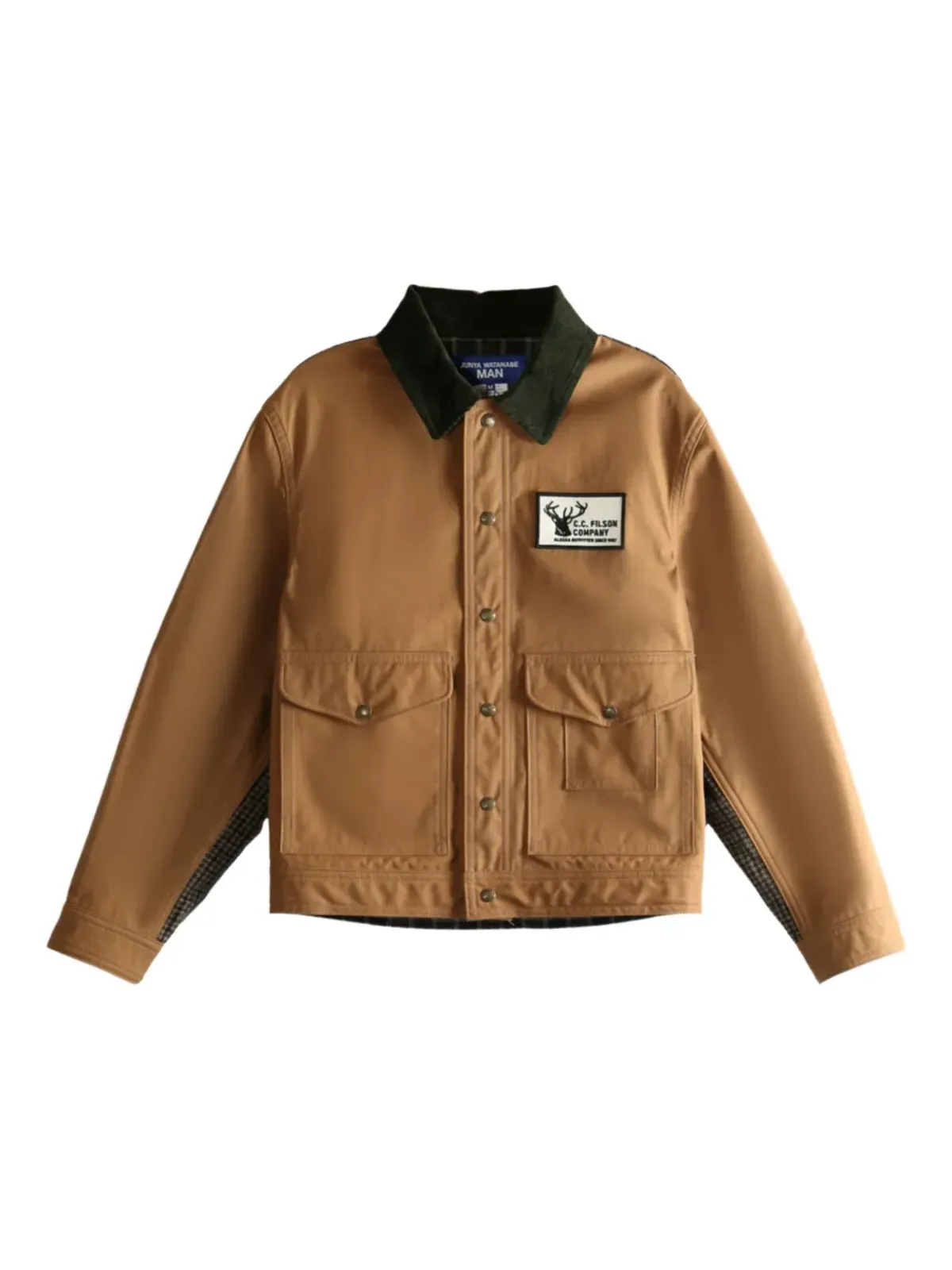 Junya Watanabe MAN Filson Deck patchwork panelled jacket - 画像1