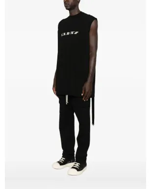 Rick Owens DRKSHDW グラフィックプリント ノースリーブTシャツ - ブラック - サムネイル3