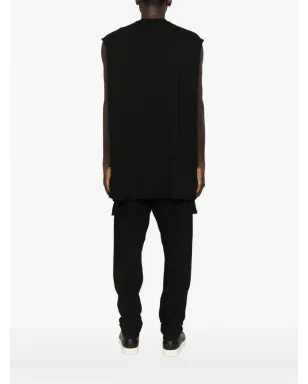 Rick Owens DRKSHDW グラフィックプリント ノースリーブTシャツ - ブラック - サムネイル4