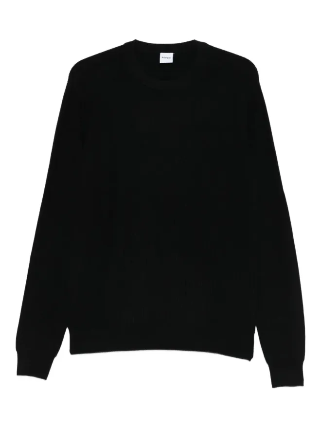 ASPESI ASPESI リブ編みクルーネックセーターの商品画像