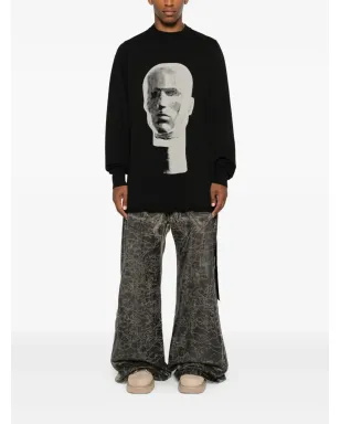 Rick Owens DRKSHDW グラフィックプリント長袖セーター - サムネイル2