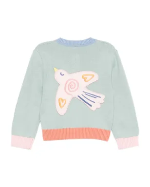 Stella McCartney Kids 鳥パッチ付きカーディガン - サムネイル2
