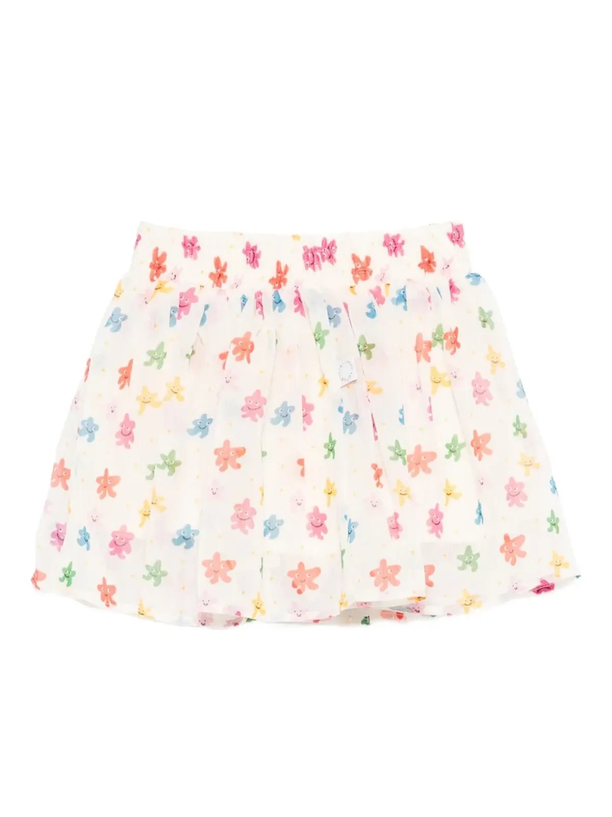 Stella McCartney Kids 花柄プリント ウエストゴム カジュアルスカート - 画像2