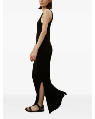 LouLou de Saison ribbed sleeveless maxi day dress - Black - サムネイル3