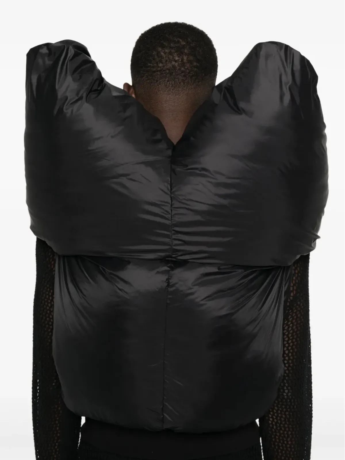 Rick Owens DRKSHDW パッド入りフード付きベスト - 画像5