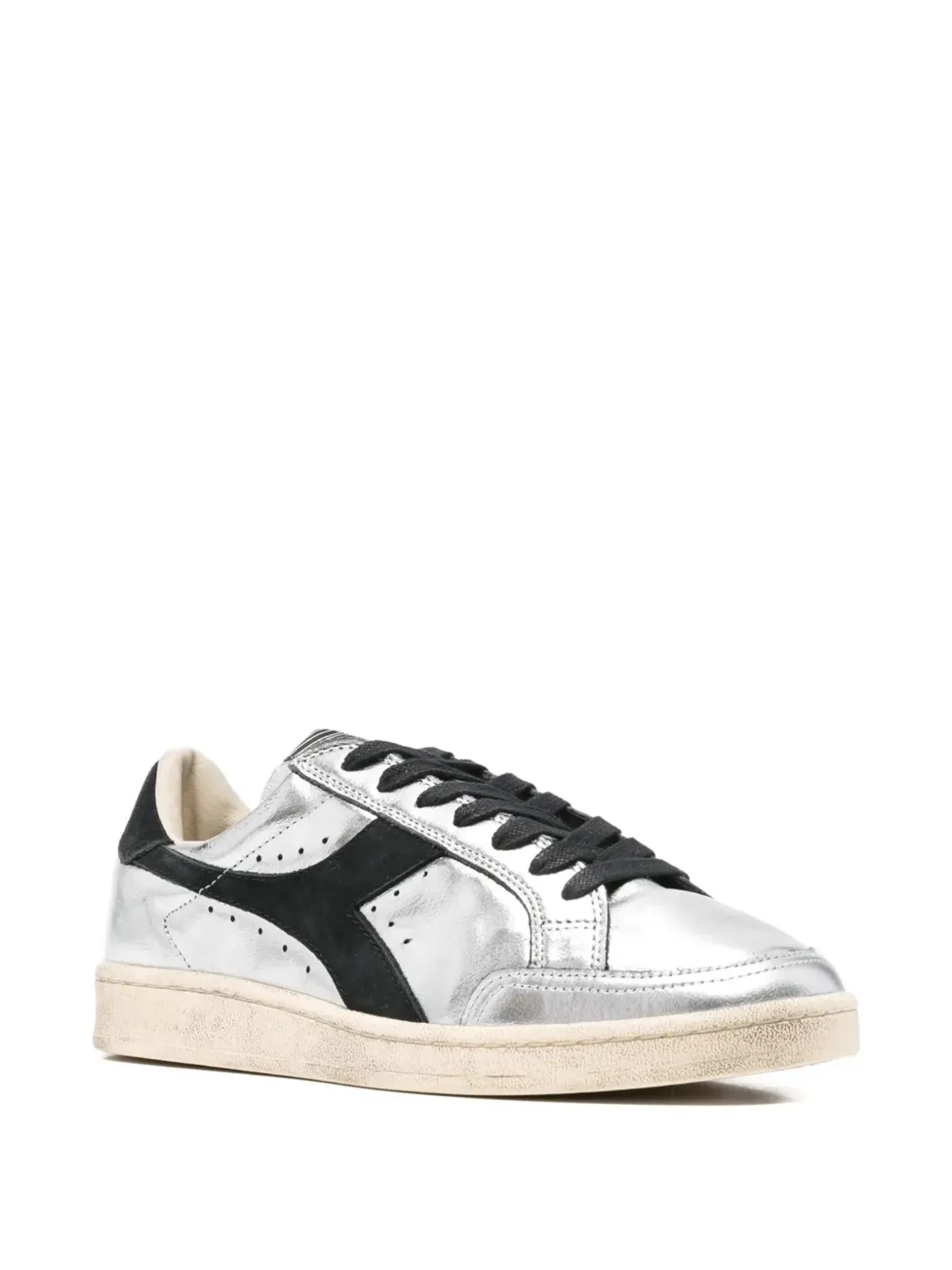 Diadora メタリックパネルスニーカー - 画像2