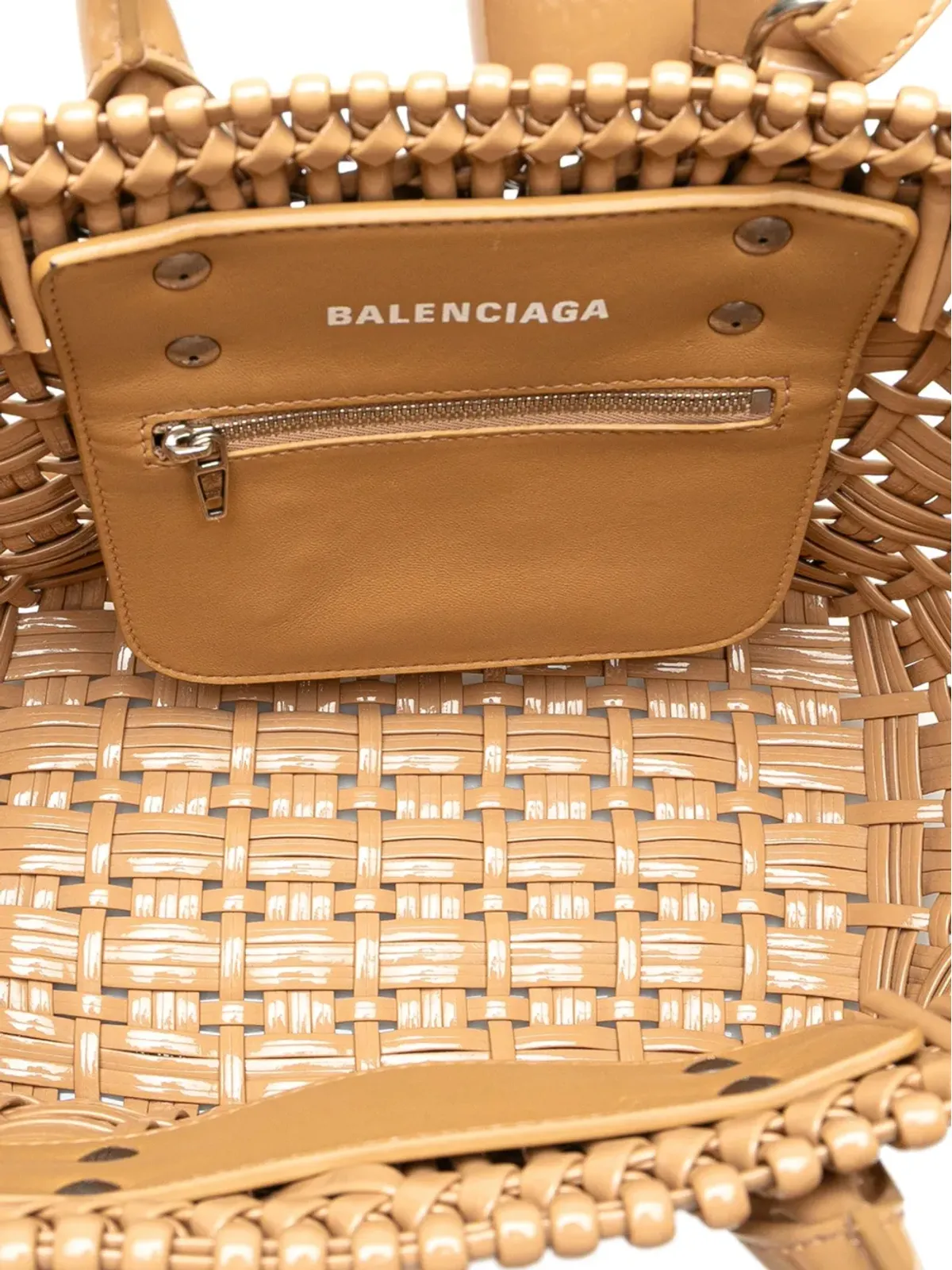 Balenciaga ビンテージ ビストロ パニエ サッチェル - ブラウン - 画像5