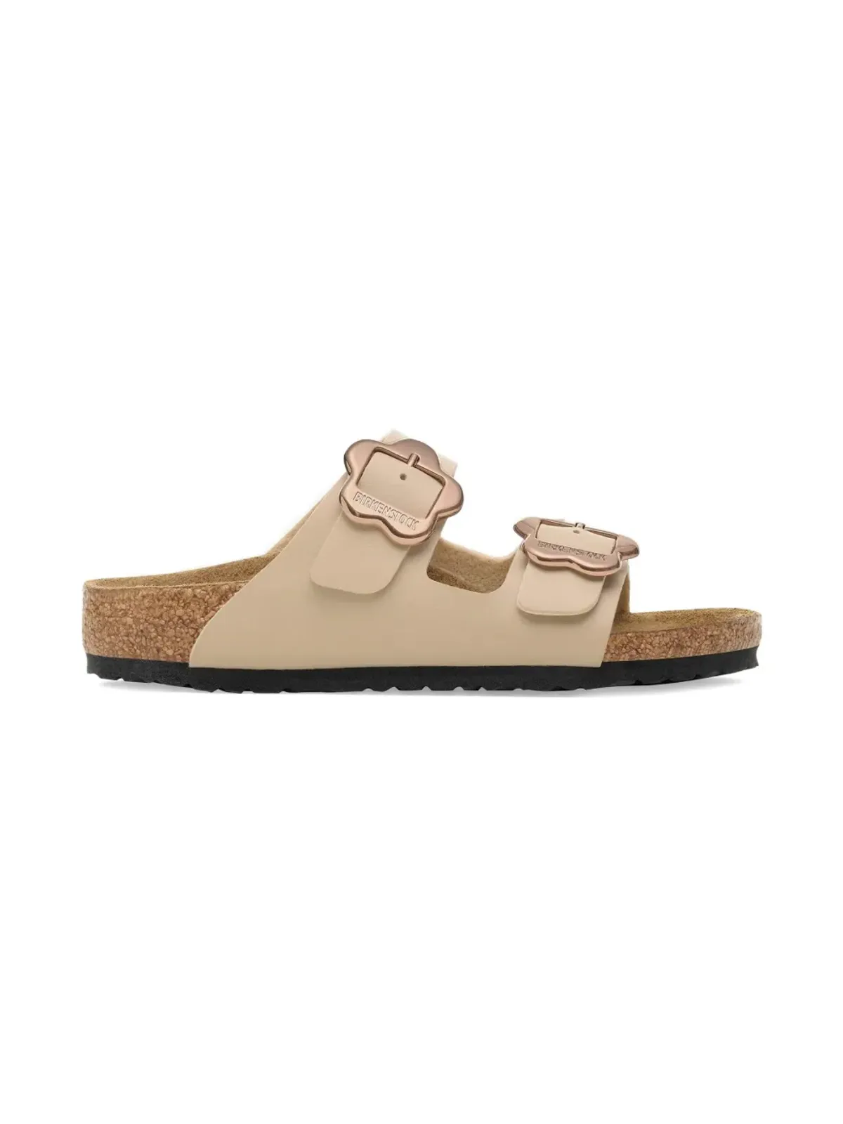 Birkenstock Kids アリゾナ フラワーバックルストラップ サンダル - 画像2