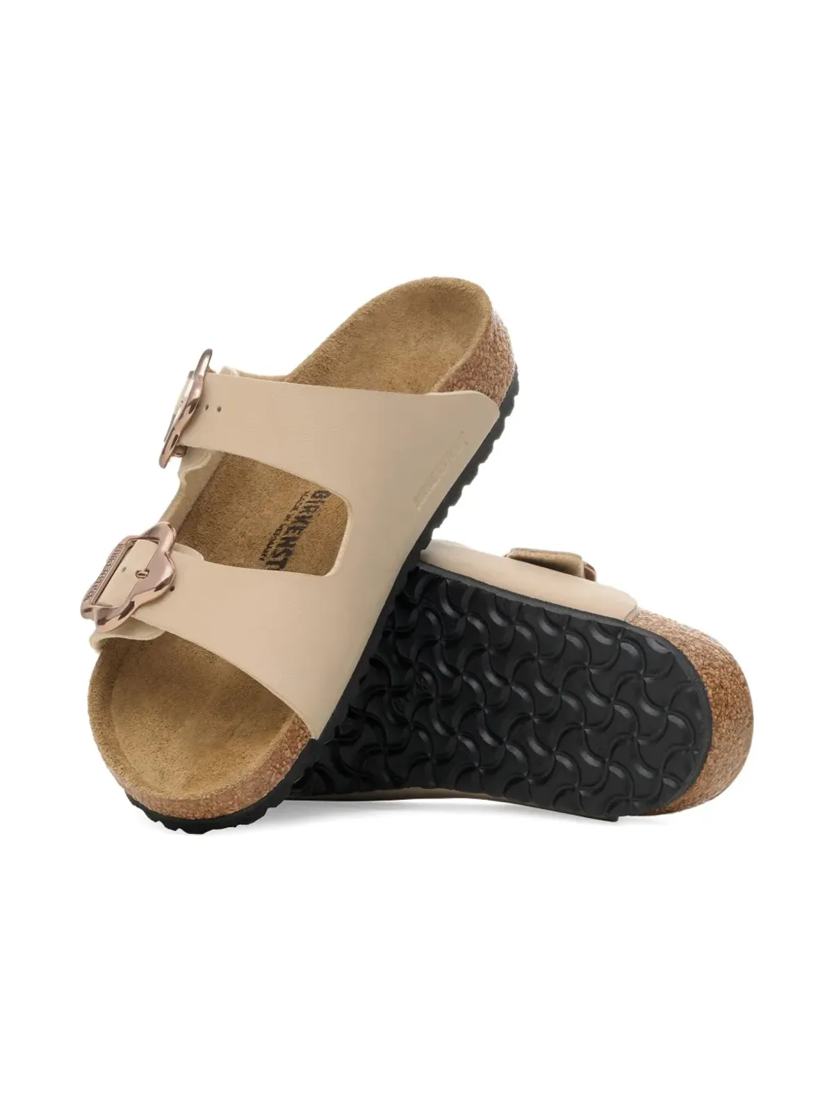 Birkenstock Kids アリゾナ フラワーバックルストラップ サンダル - 画像4
