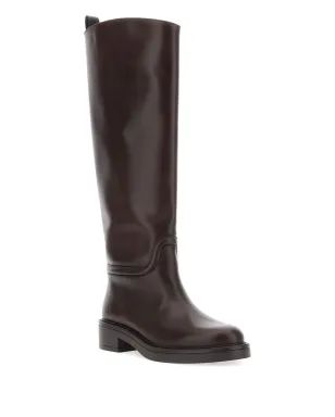 Stuart Weitzman セルリア レザー ライディング ブーツ - サムネイル2