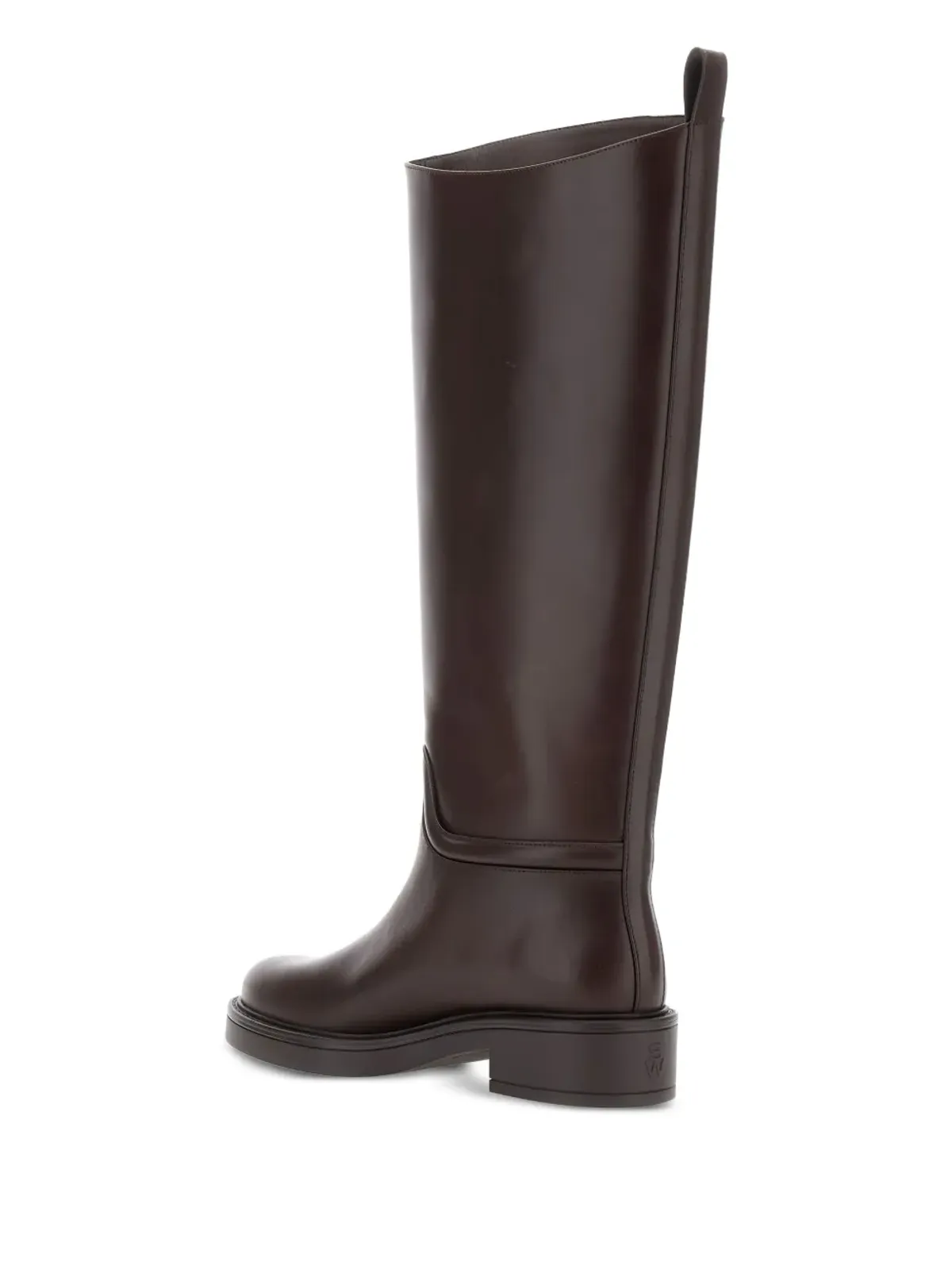Stuart Weitzman セルリア レザー ライディング ブーツ - 画像3