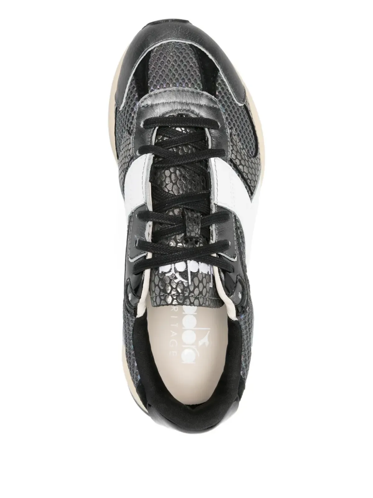Diadora Mercury Elite Cobra ビンテージ スニーカー - ブラック - 画像4