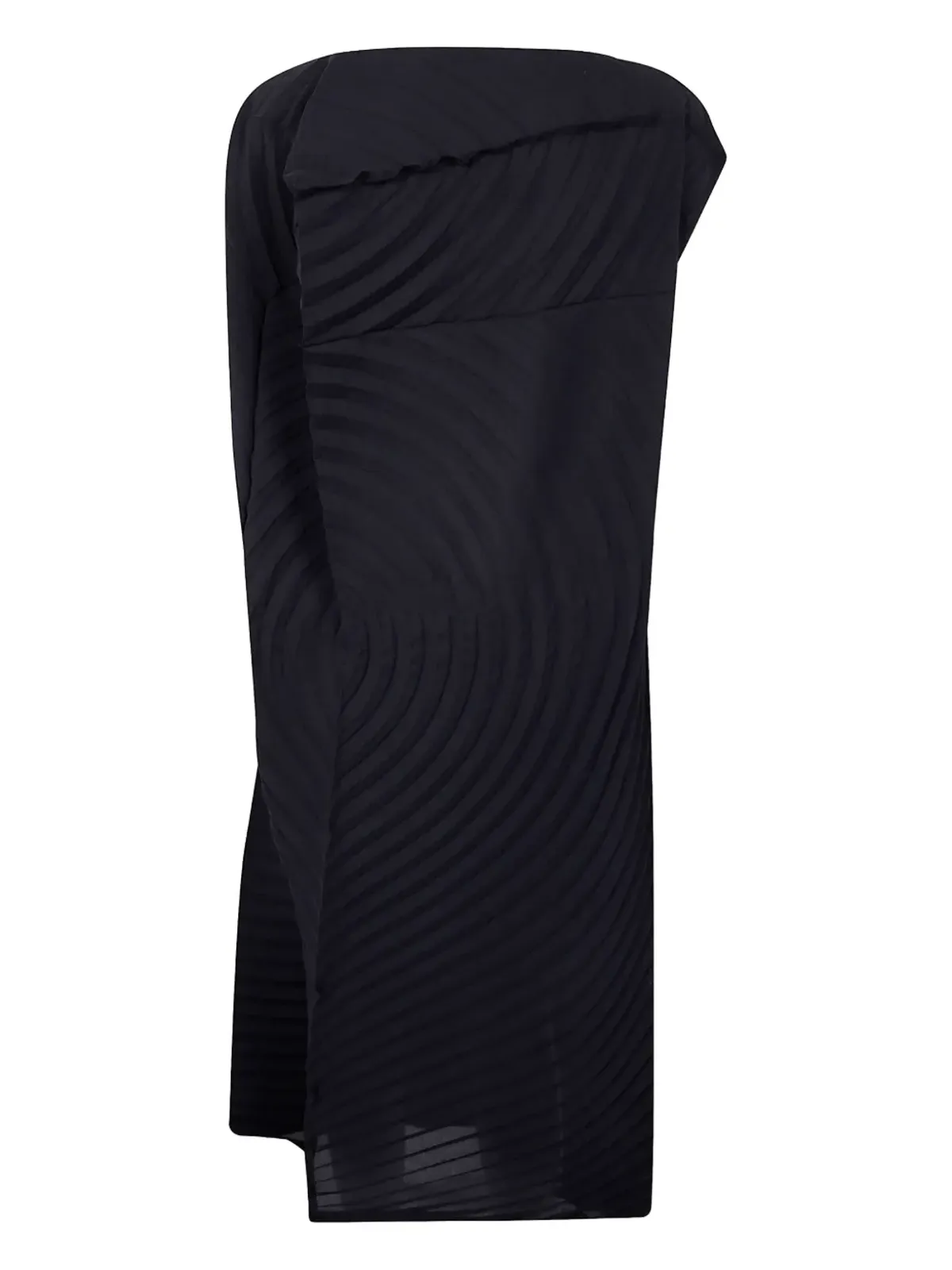 Issey Miyake ペーパーバッグプリーツ ミディドレス（ブラック） - 画像2