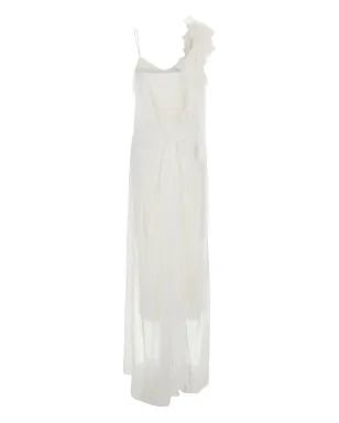 Alberta Ferretti フリル付き片肩マキシドレス - サムネイル2