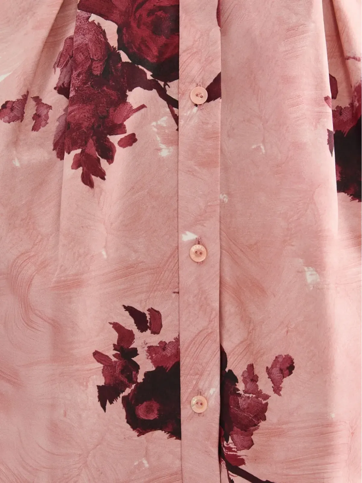 ERDEM 花柄プリント シャツドレス - ピンク - 画像5