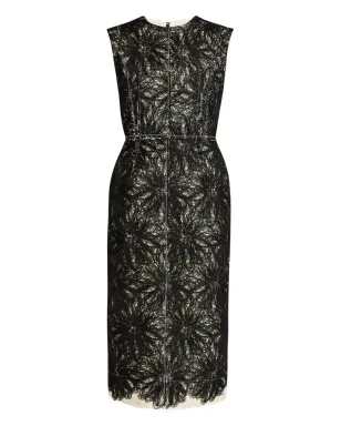 ERDEM レーストリムノースリーブドレス - サムネイル1