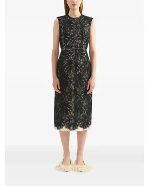 ERDEM レーストリムノースリーブドレス - サムネイル2