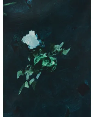 ERDEM 花柄プリント オフショルダー ガウン - Blue - サムネイル5