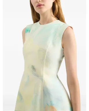 ERDEM ペイントプリント ミディドレス - サムネイル4