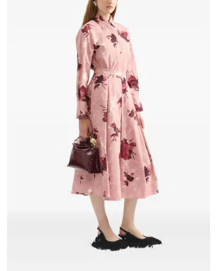 ERDEM ローズプリント長袖シャツ - サムネイル2