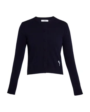 ERDEM クルーネックカーディガン - Blue - サムネイル1