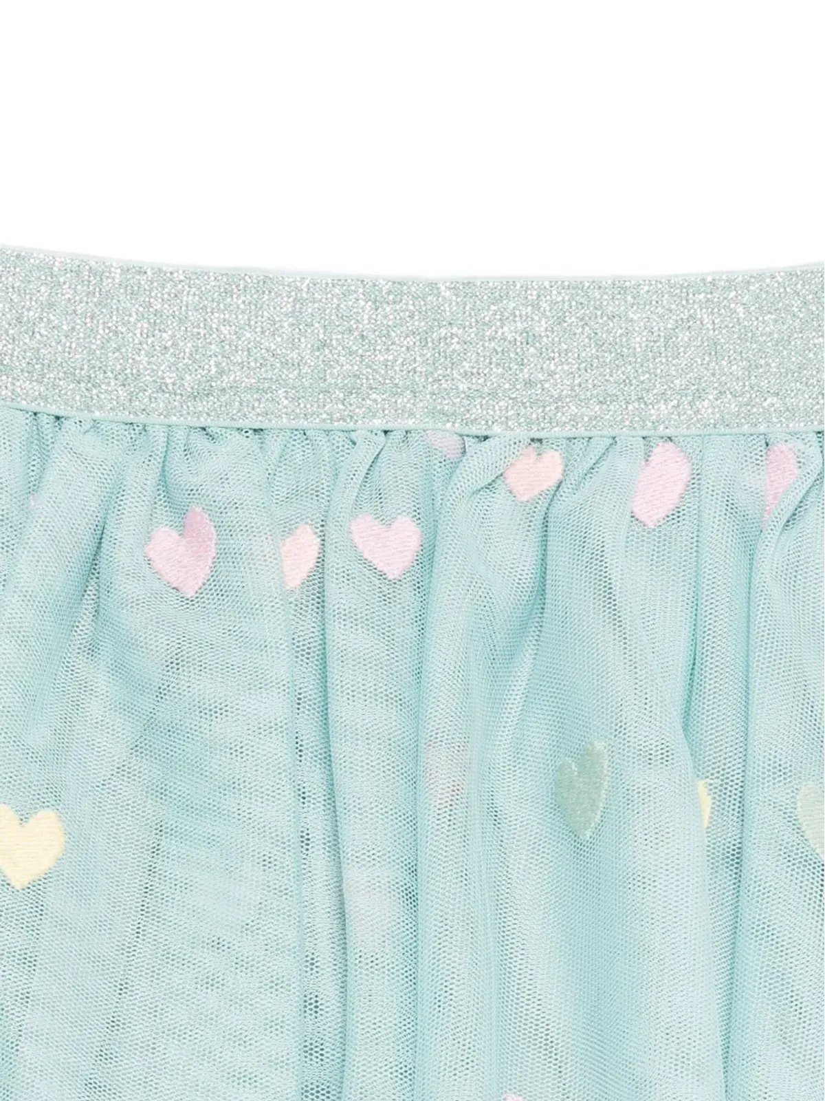 Stella McCartney Kids ハートモチーフ付きチュールスカート - 画像3