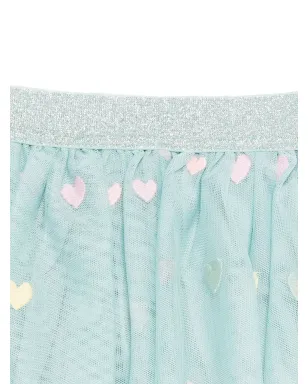 Stella McCartney Kids ハートモチーフ付きチュールスカート - サムネイル3