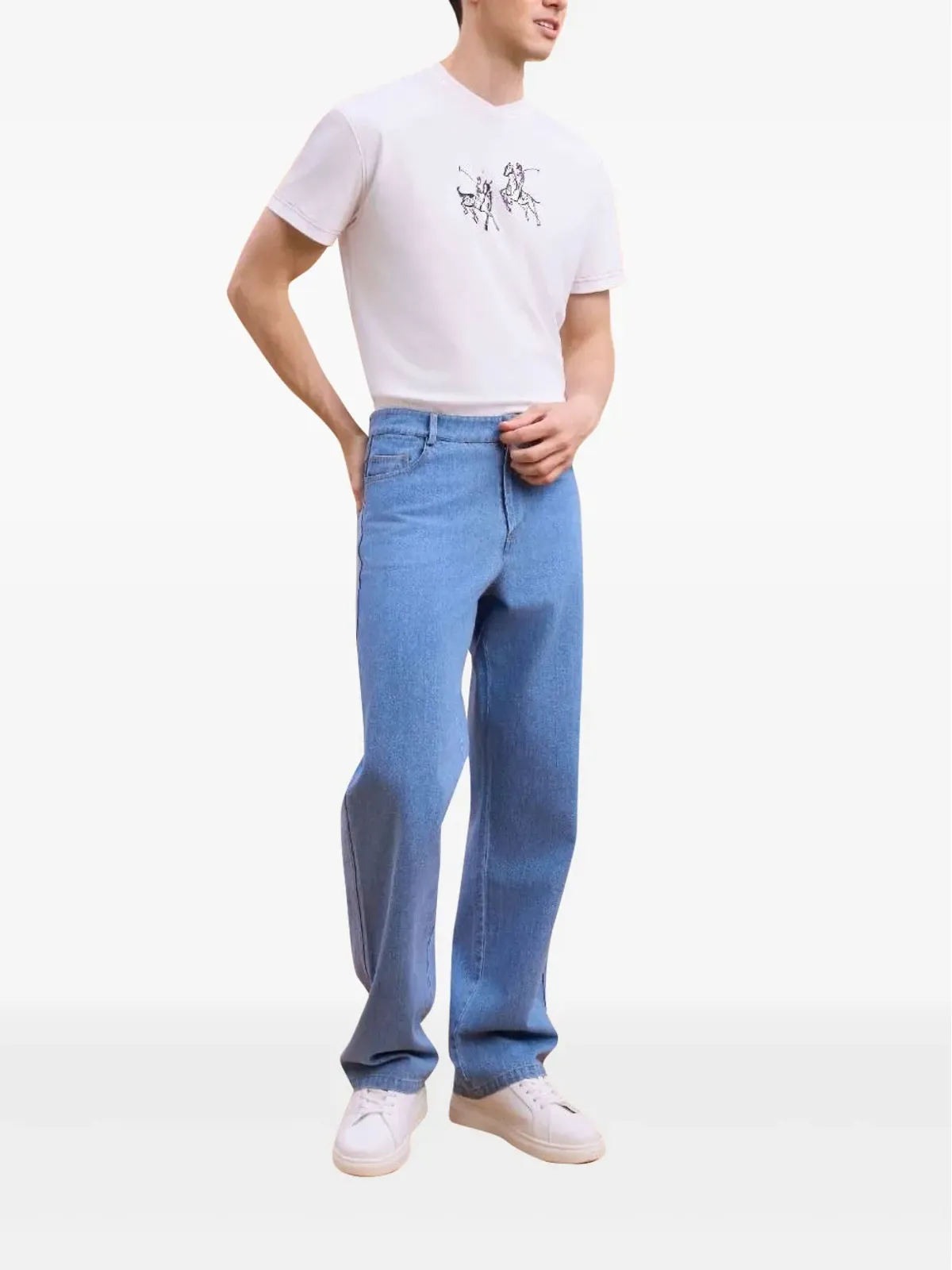 Shanghai Tang インディペンデンス コットンTシャツ - 画像2