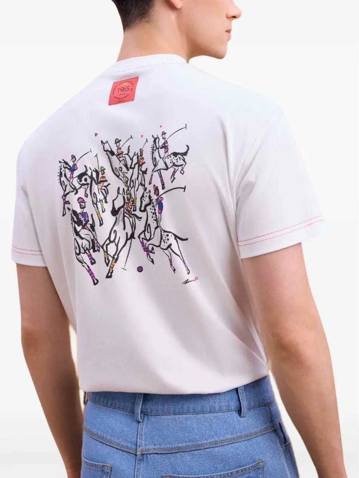 Shanghai Tang インディペンデンス コットンTシャツ - 画像3