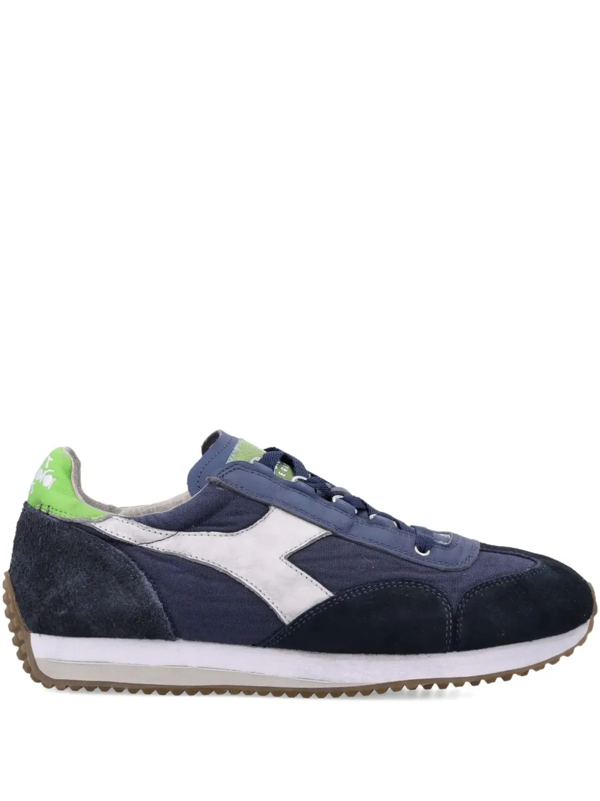 Diadora スウェードパネルド レースアップスニーカー - 画像1
