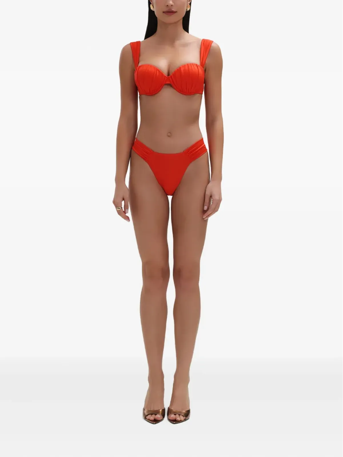 Noire Swimwear ルシュドタイ紐付きビキニ - 画像5