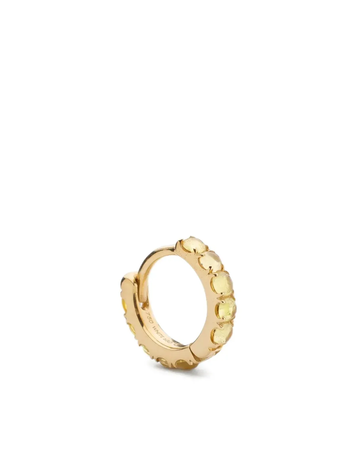We by WHITEbIRD 18K イエローゴールド サファイア イヤリング - 画像1