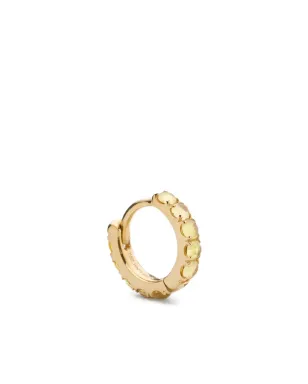 We by WHITEbIRD 18K イエローゴールド サファイア イヤリング - サムネイル1