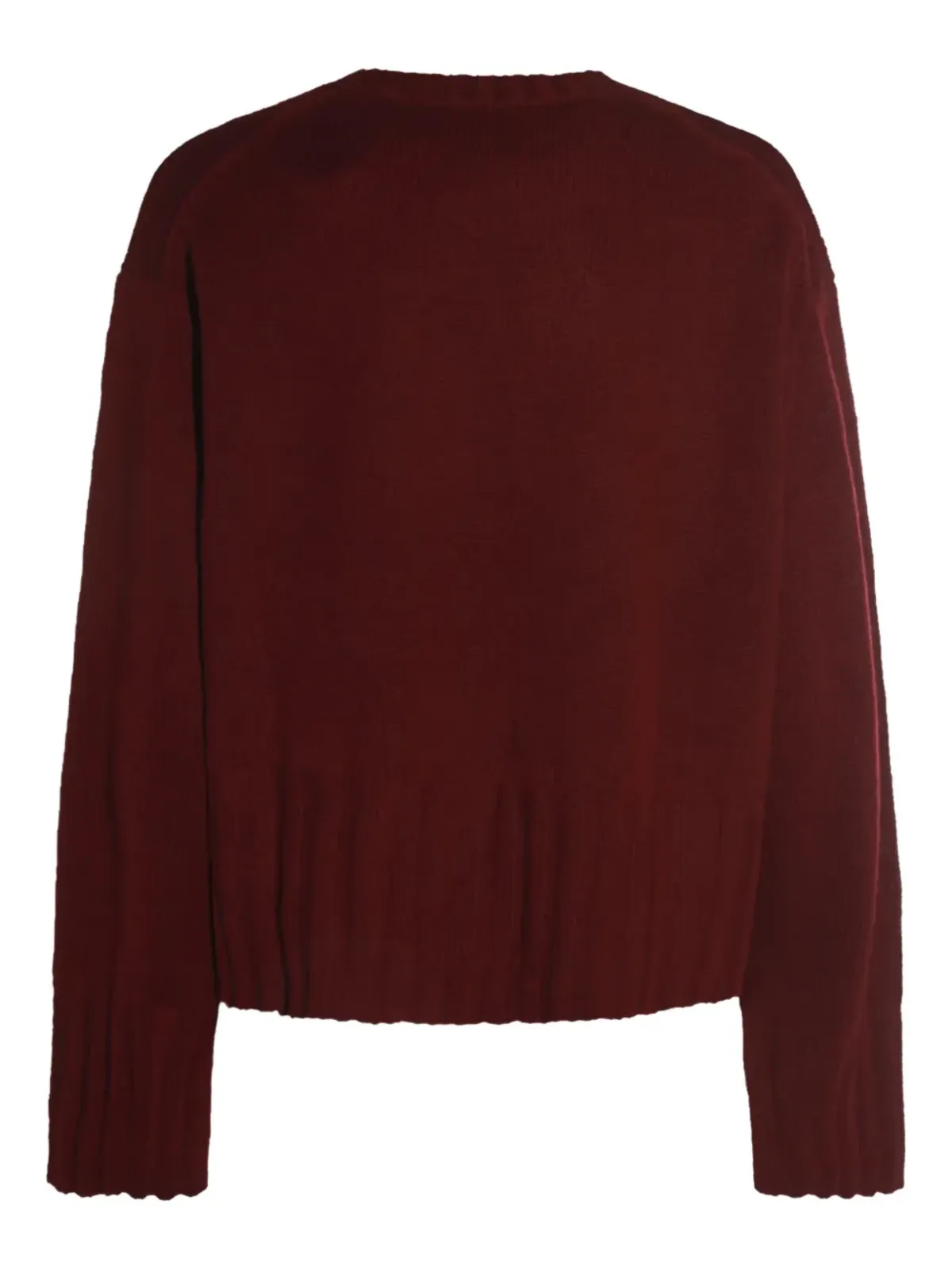 Allude クルーネックリブニットセーター - 画像2