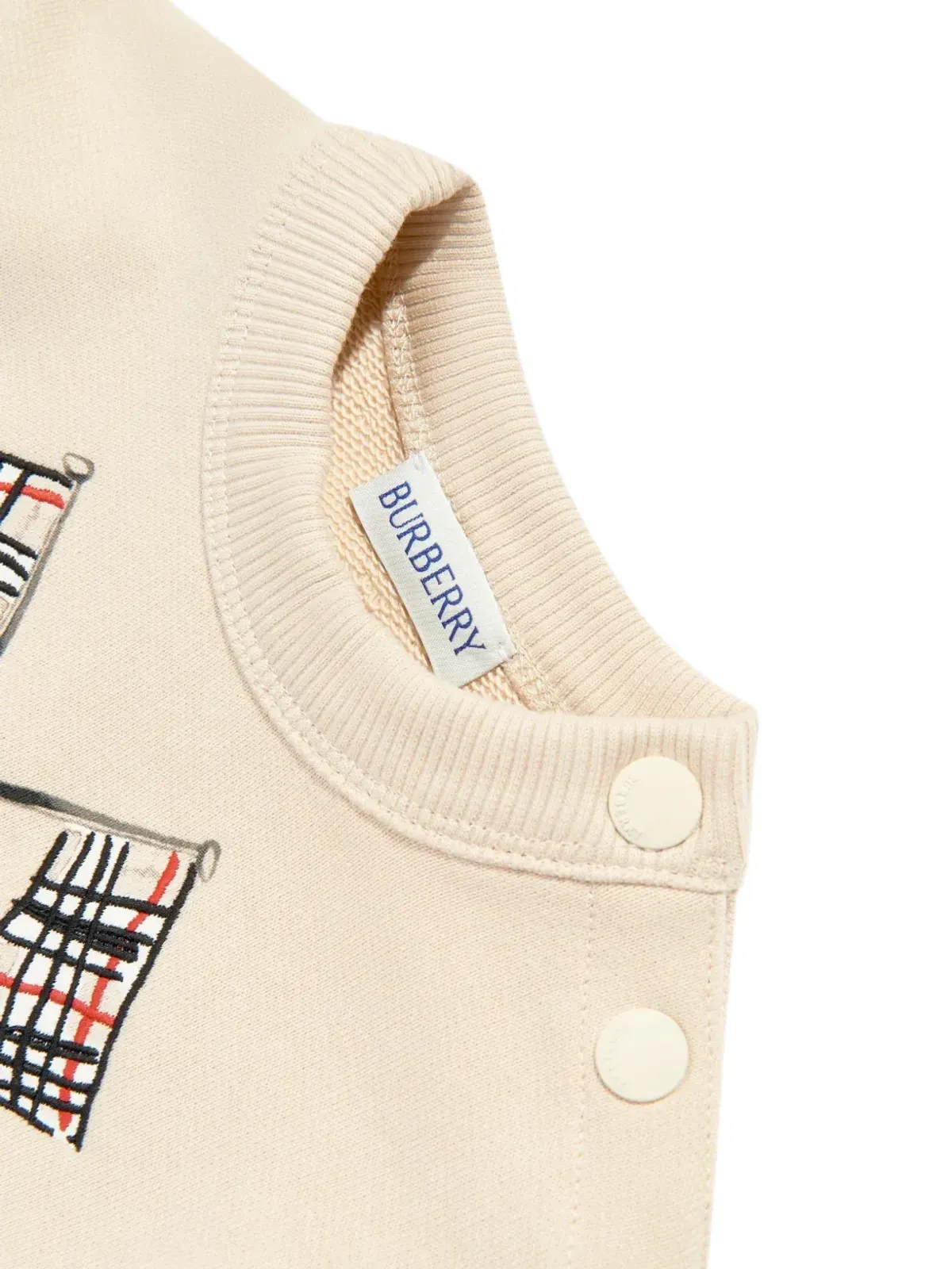 Burberry Kids フラッグプリント スウェットシャツ - 画像3