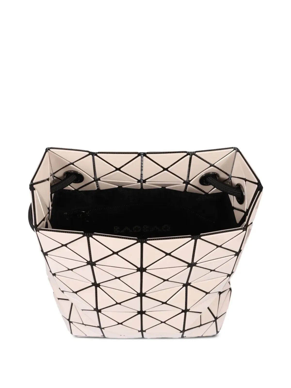 Bao Bao Issey Miyake 幾何学模様のドローストリング・バケットバッグ - 画像4