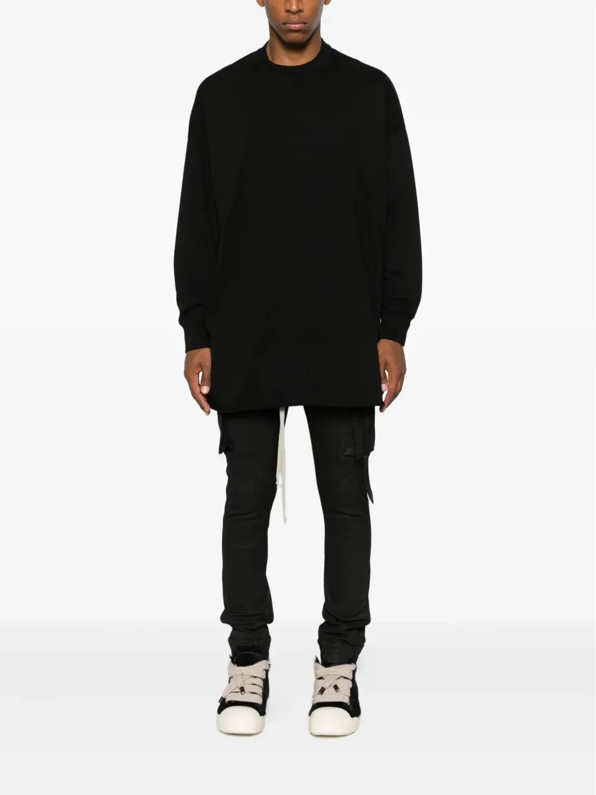 Rick Owens DRKSHDW トミー ロングスリーブ Tシャツ - 画像2