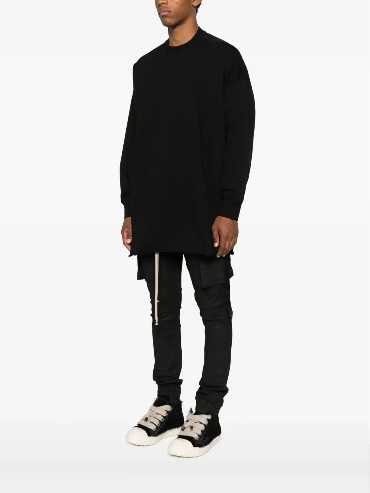 Rick Owens DRKSHDW トミー ロングスリーブ Tシャツ - 画像3