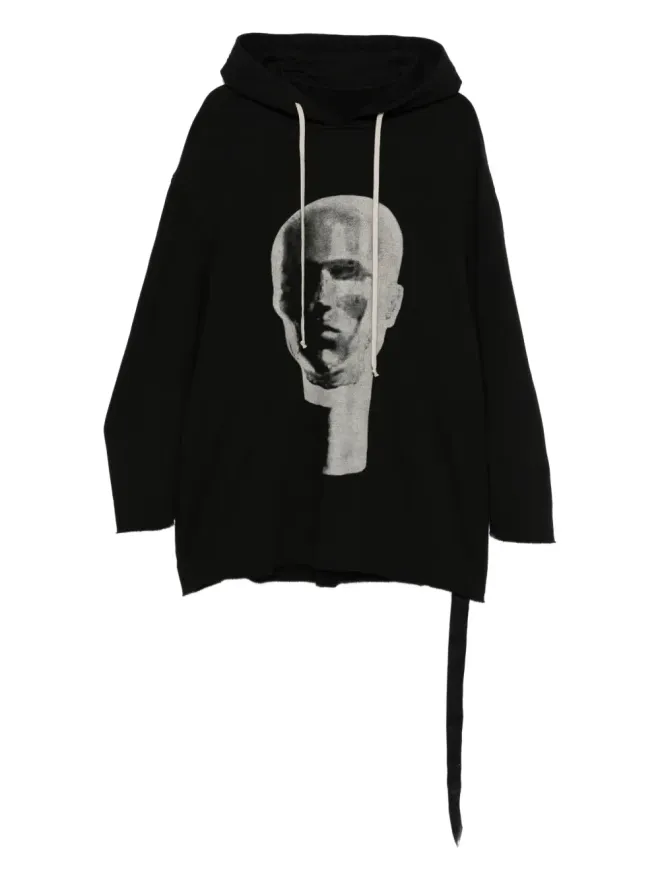 Rick Owens DRKSHDW Rick Owens DRKSHDW ピーター グラフィックプリント パーカーの商品画像