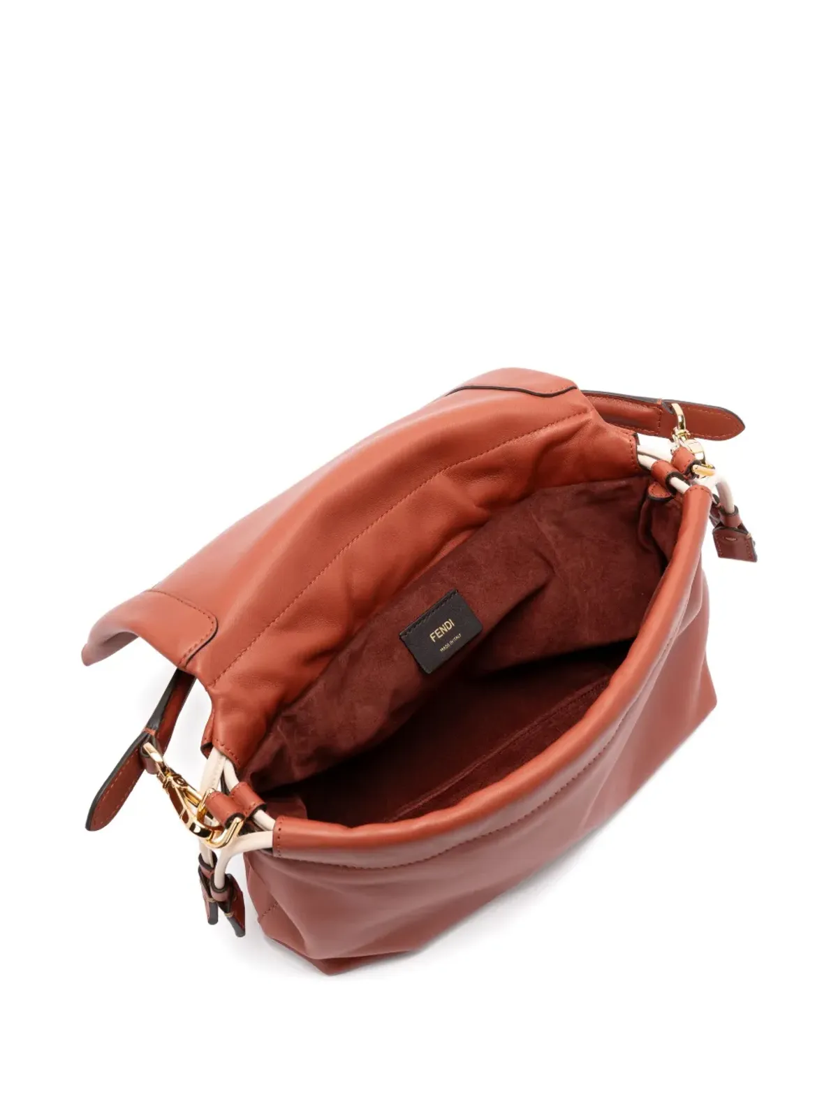 FENDI マンマ バゲット ロゴプレート ショルダーバッグ - 画像2