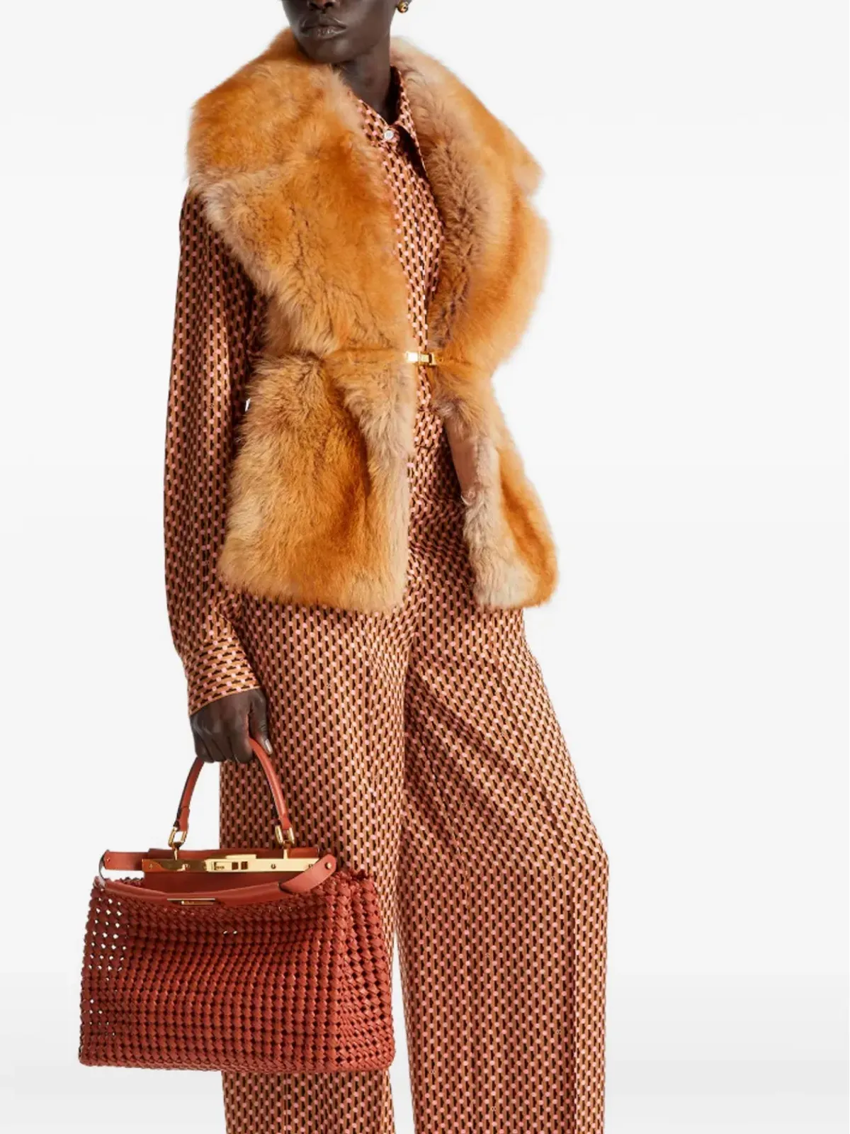FENDI ファー スカーフ - 画像4