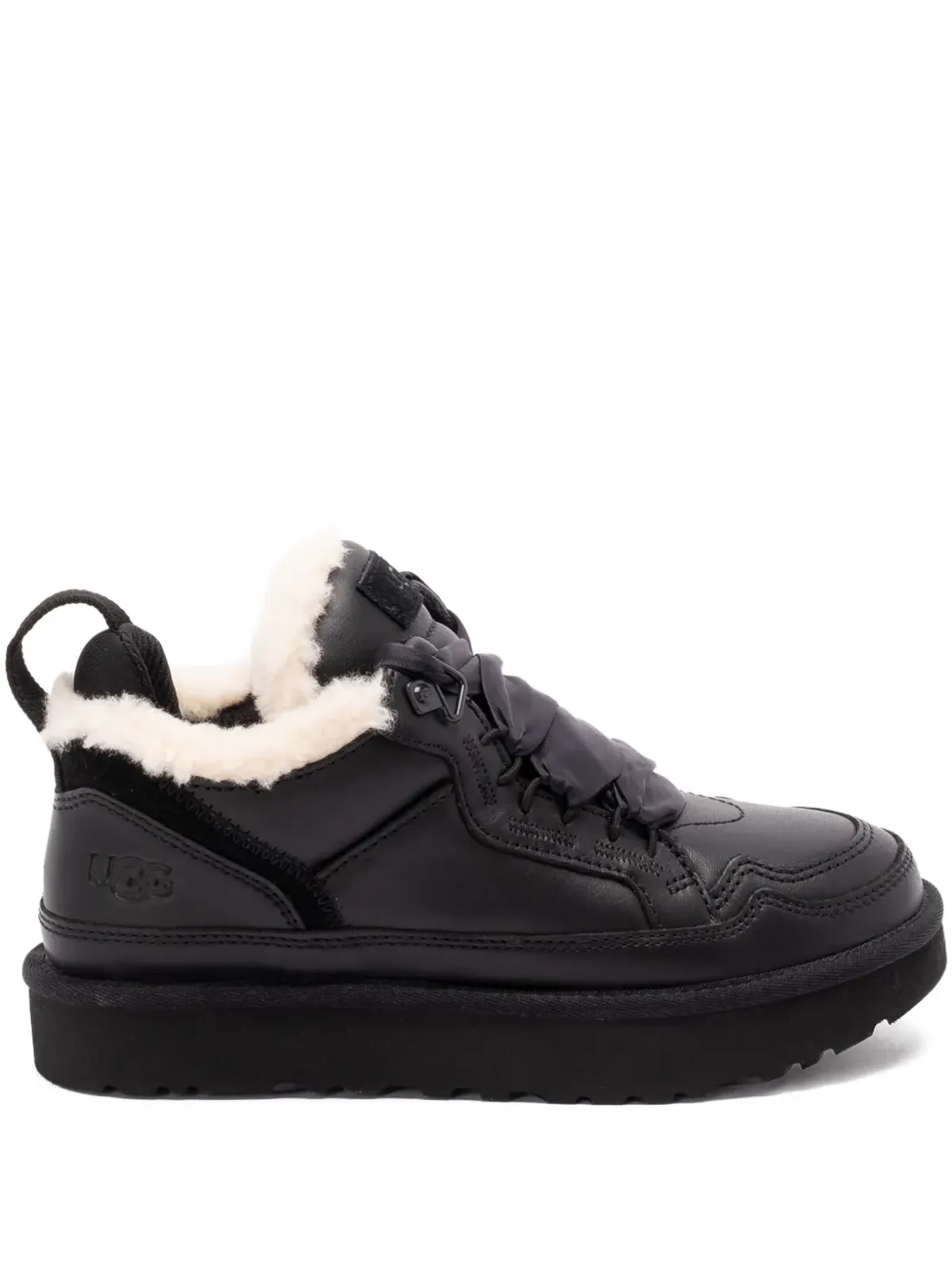 UGG Lowmel レースアップ シアリングスニーカー - 画像1
