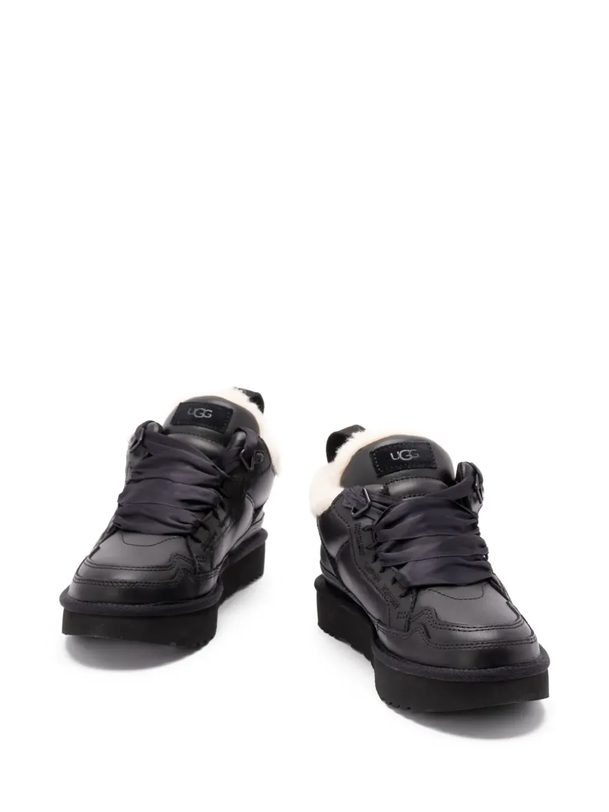 UGG Lowmel レースアップ シアリングスニーカー - 画像5