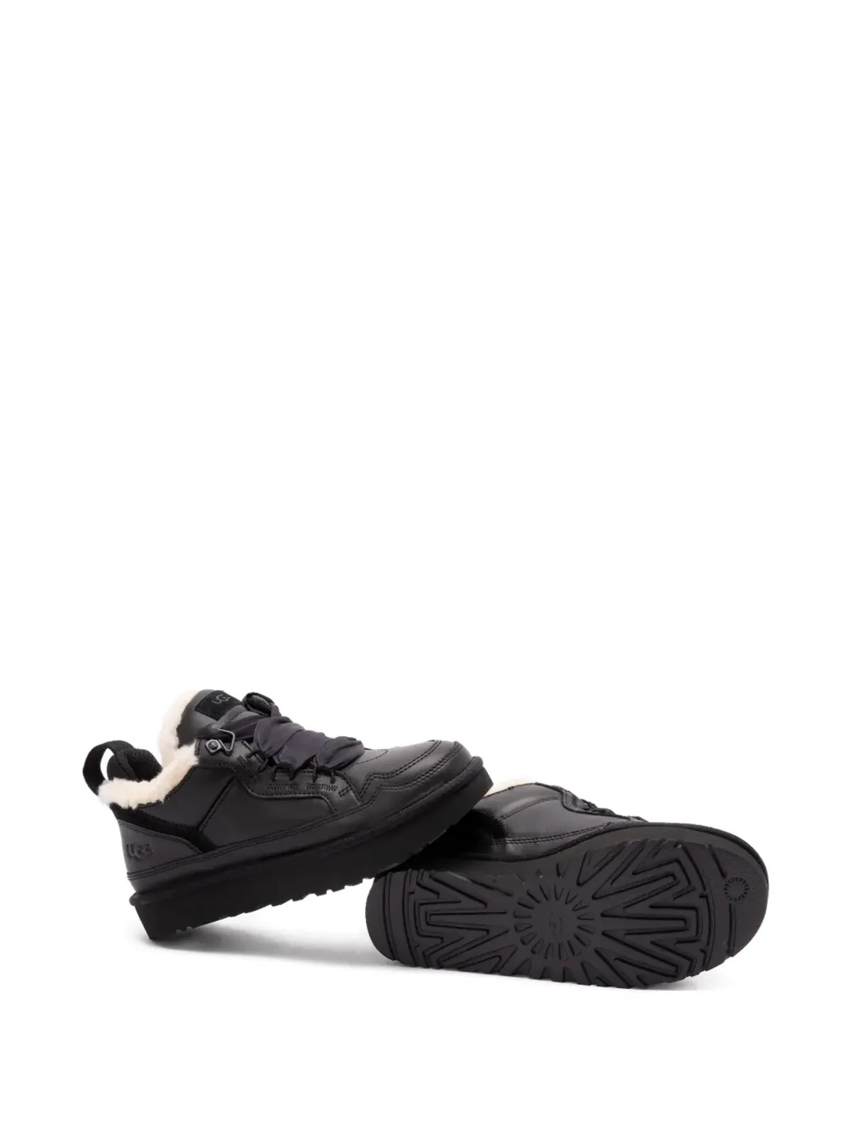 UGG Lowmel レースアップ シアリングスニーカー - 画像4