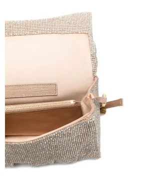 Benedetta Bruzziches クリスタル装飾入りプリーツショルダーバッグ - サムネイル5