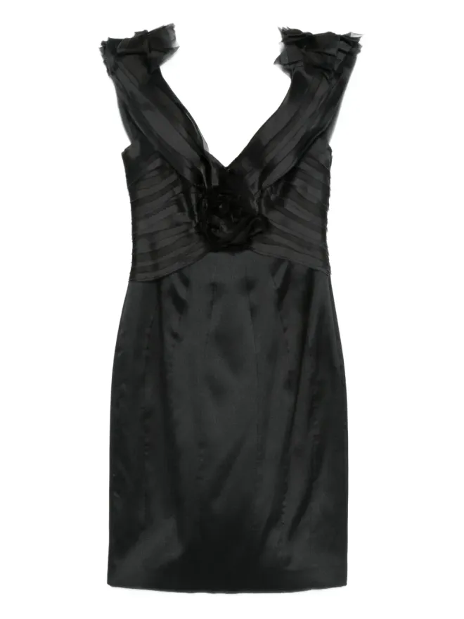 Gemy Maalouf Gemy Maalouf ローズ装飾プリーツドレスの商品画像