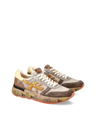 Premiata MICK 7866 レースアップ スエード スニーカー ブラウン - サムネイル2