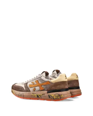 Premiata MICK 7866 レースアップ スエード スニーカー ブラウン - サムネイル3